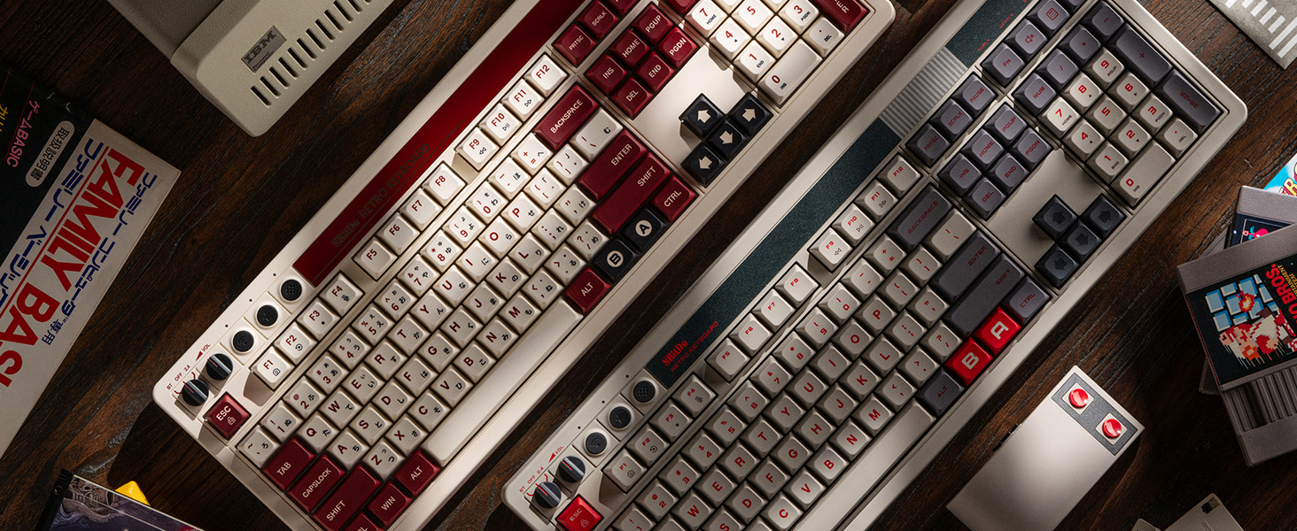 Retro Mechanical Keyboard 108 keys for Windows and Android Programmable Keyboard Hot-swappable