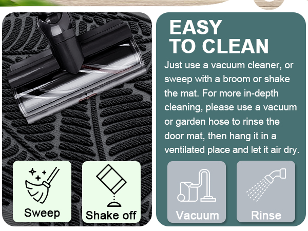 Easy Clean Outside Doormats