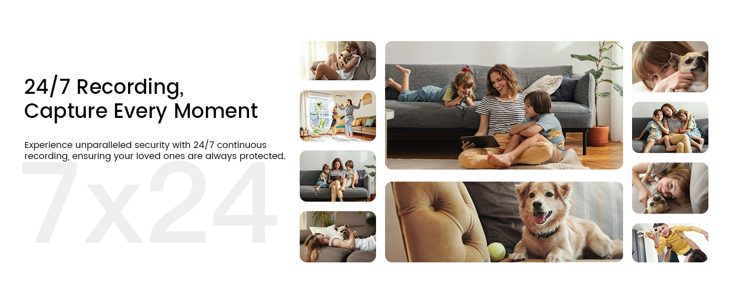 24*7 recording camera, 24/7 video pet camera, indoor camera with 24/7 video, 24*7 pet camera