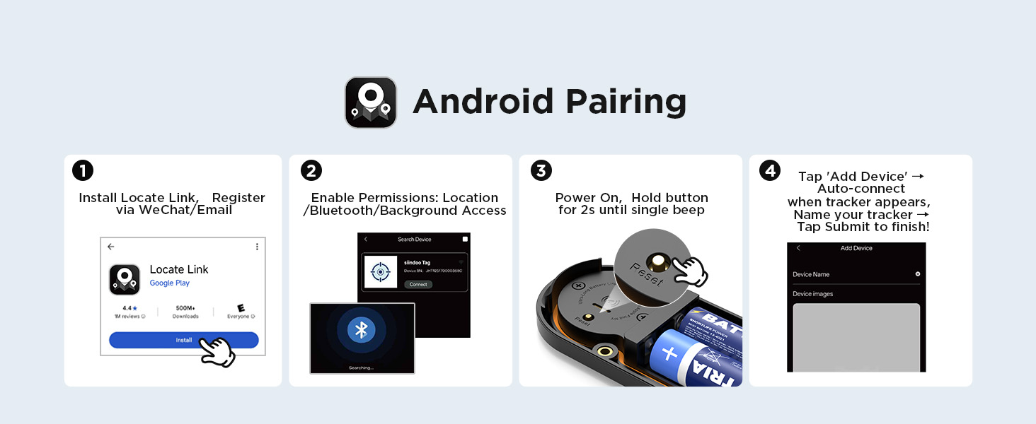 tracker device for vehicles