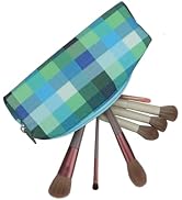 E-Tree Makeup Brush Bag Small Make up Pouch for Purse Mini Travel Size Toiletry Cosmetic Zipper C...