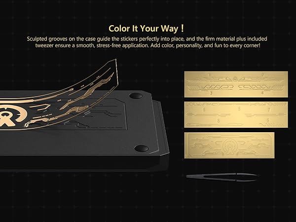 Wireless Gaming Keyboard Black Knob, 75% Aluminum Mechanical Keyboard QMK/VIA