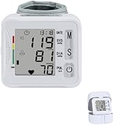 TOPBOMED Electronic Blood Pressure Monitor,Wrist Blood Pressure Monitor 2x99 Reading Memory for A...