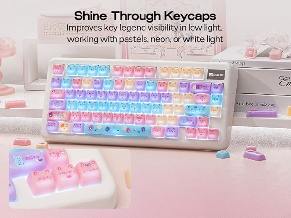 Meow Pudding Keycaps