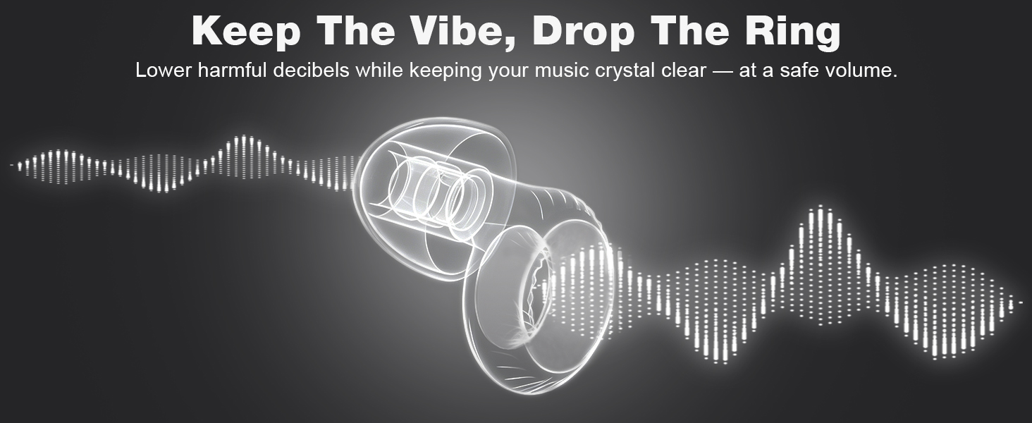 High Fidelity Ear Plugs for Concerts