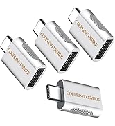 COUPLING USMILE USB C to USB Adapter [4 Pack],USB C to A Adapter | Type C to USB|10Gbps High-Spee...