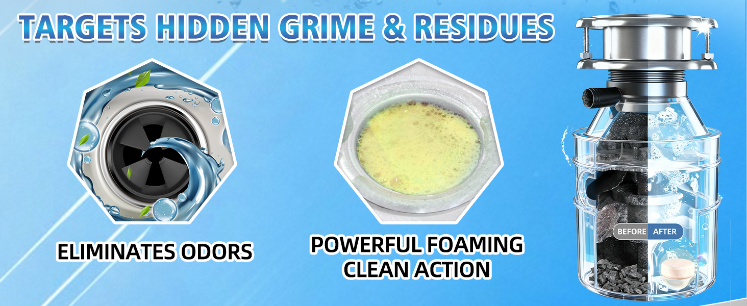 garbage disposal cleaner tablets