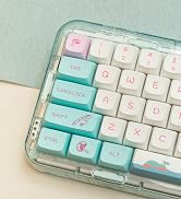 custom pbt keycaps mechanical keyboard xda profile dye sublimation cute keys