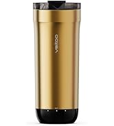 VSITOO S5 heated travel mug,16oz, Auto-Sensing AI Heats Drinks To 120-150°F Hands-Free. Temperatu...