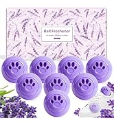 STRN Sneaker Deodorizer Balls 8 Packs Lavender Scent Shoe Odor Elimination, Scented plastic ball,...