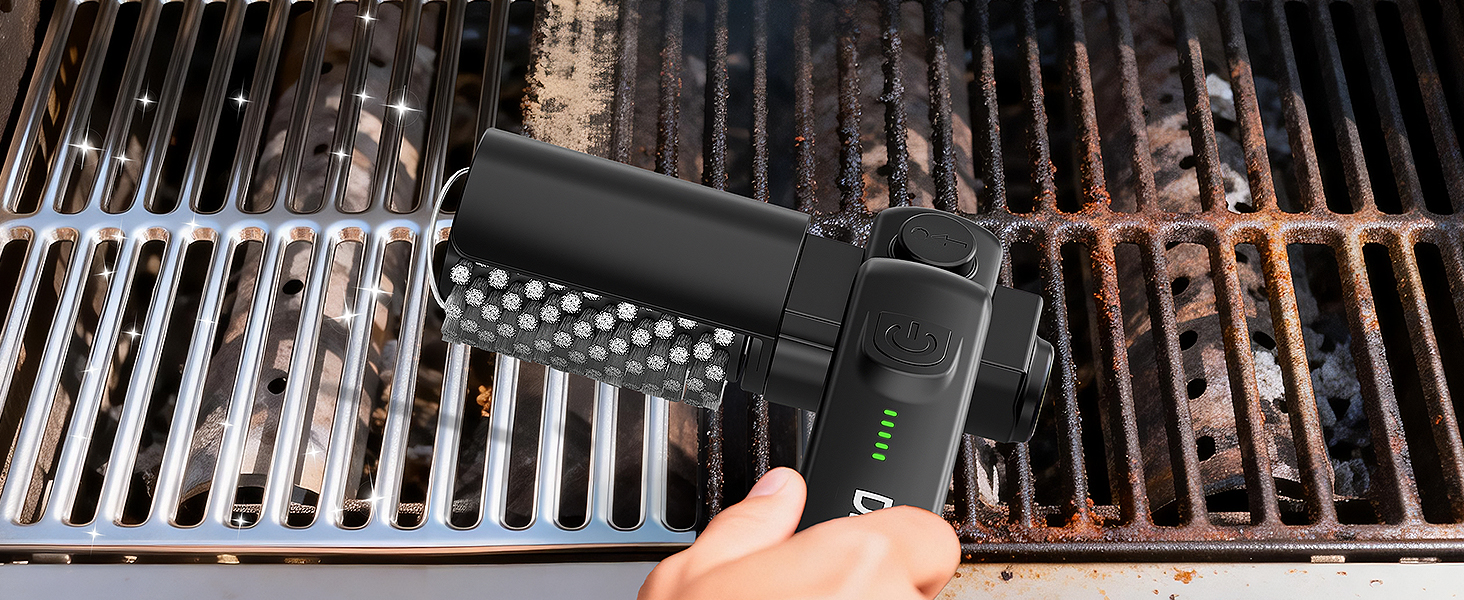 electric bbq grill brush electric grill brush for outdoor grill