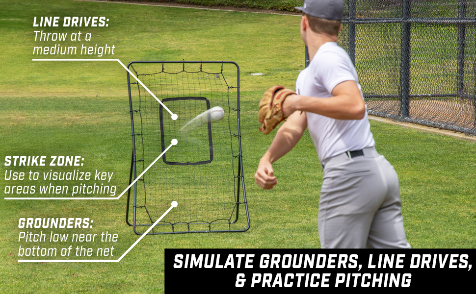BASEBALL REBOUNDER 5 X 3