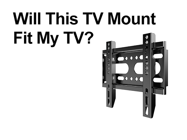 fits most TVs from 14" to 42" 