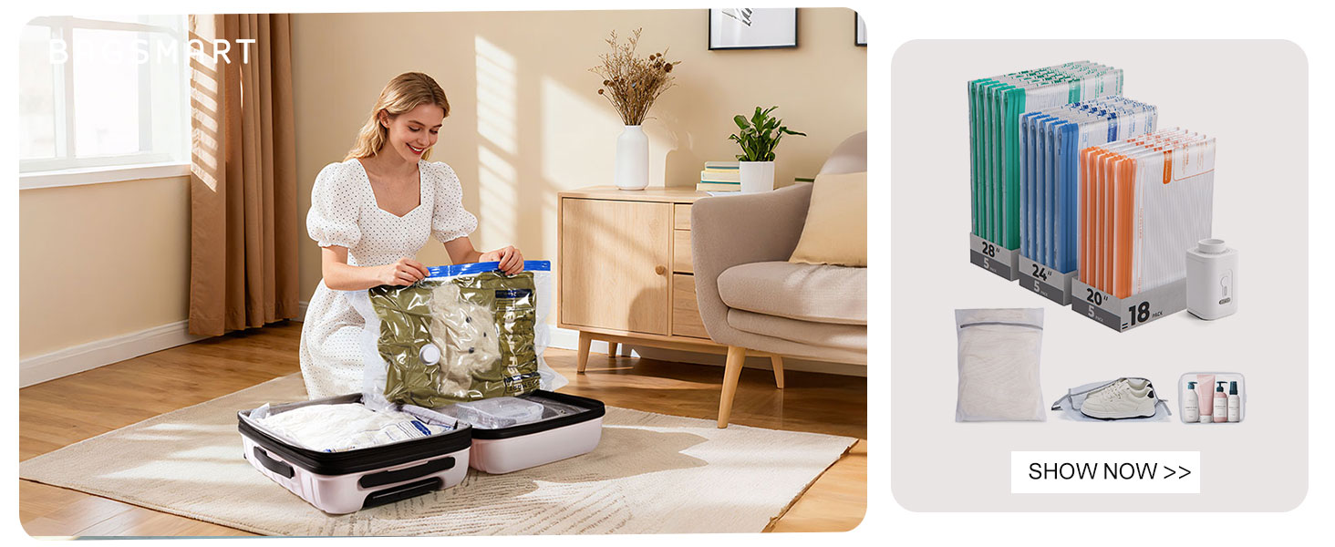 Vacuum Storage Bags for Travel