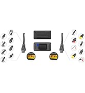 pecron U20 Universal Cable Kit with 17 Different XT60 Adapter Cables, 3*Z30 Hub, 1*Monitor Hub, X...
