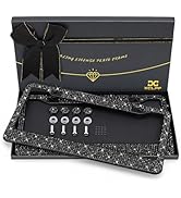 Sparkly Rhinestone License Plate Frame for Women - Stainless Steel with 1200 Black Glass Crystals