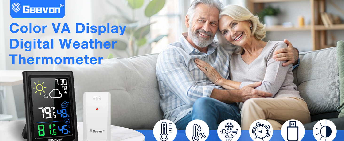 Wireless indoor thermometer