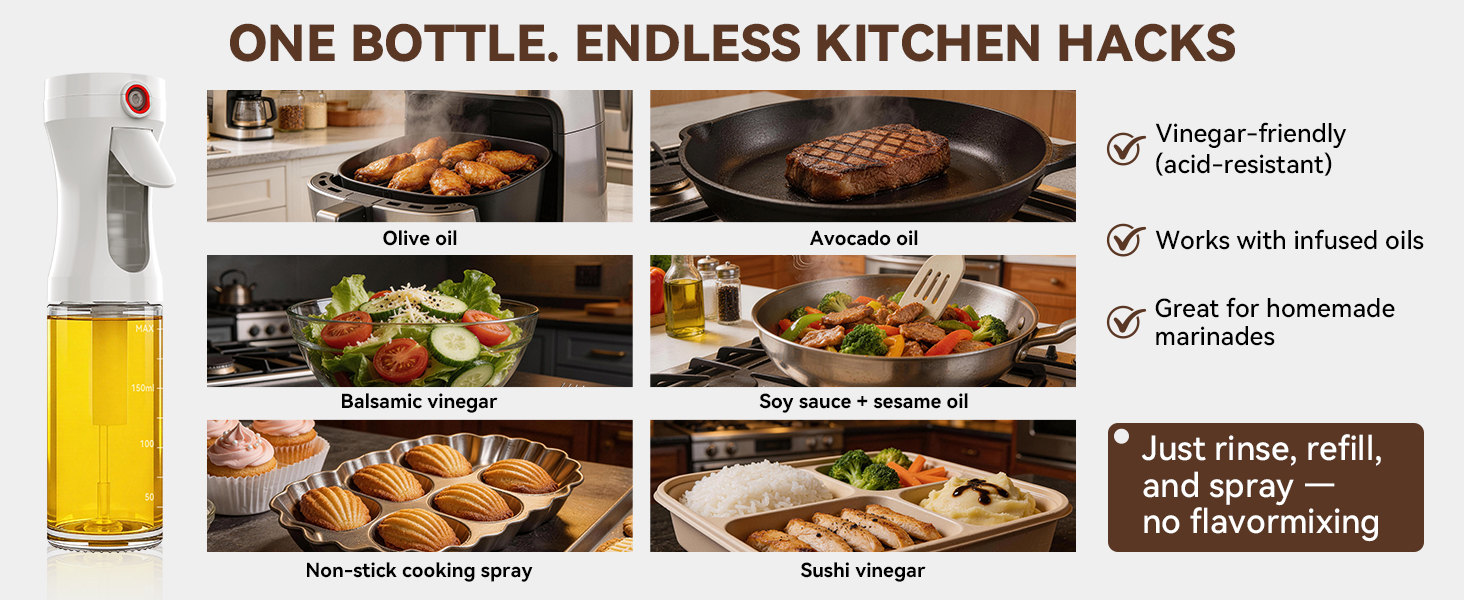 oil sprayer for cooking