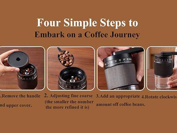 Manual coffee grinder