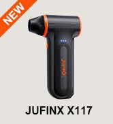 JUFINX X117 Compressed Air Duster-150000RPM Super Power Electric Air Duster, 3-Gear Adjustable Mi...