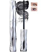 Easilydays Iron Wand Mascara, Black Washable Metal Wand Waterproof Long Lasting Lash Extensions T...