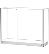 Acrylic Napkin Holder for Table (6.5"x6.5"), Vertical Napkin Dispenser with Non-Slip Pads, Standi...