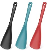 Beijiyi 3 Pack Silicone Spatula Spoon, 12.6 In, Multifunction Kitchen Cooking Spoons, Great for N...