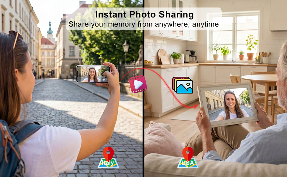 digital calendar photo frame