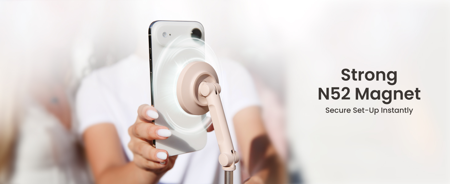 magnetic phone tripod stand for iPhone