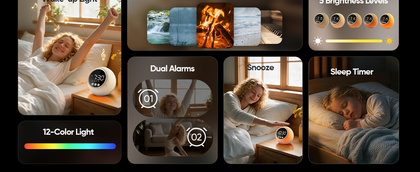 Text reads 'Color Light' and 'Beige Texture'. Collage of food photography showing plated dishes, beverages, and culinary preparations in warm, neutral tones with decorative styling.