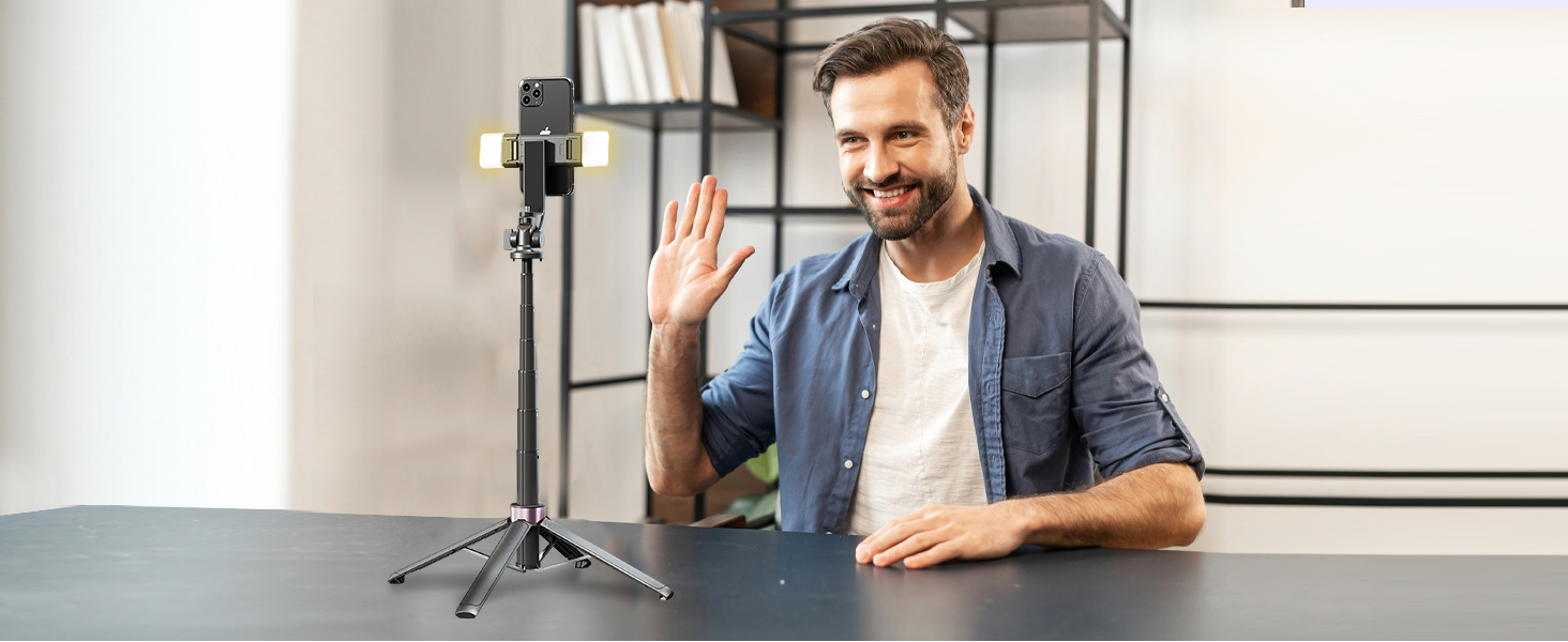 Phone Tripod with Wireless Remote