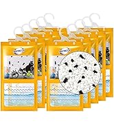 NATRUTH 10-PACK Moisture Absorber Packets With Activated Charcoal Moistureproof Desiccant Hanging...