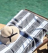 aston arden beach towels navy grey