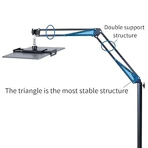 This exercise iPad stand is stable and reliable.