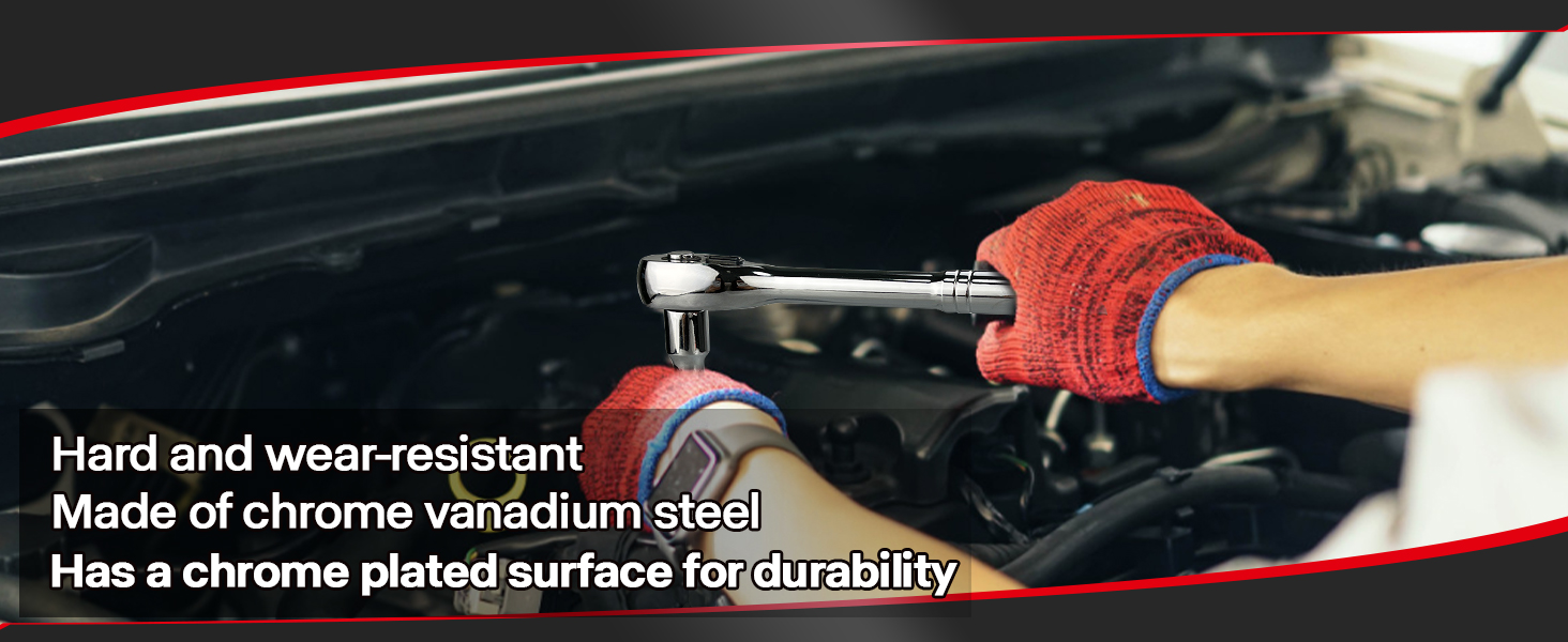 44Pcs 3/8” Drive Impact Socket Set, Drive Master Socket Set,Drive Bit Set Extension