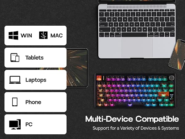 EPOMAKER TH80 V2 PRO Wireless Gaming Keyboard