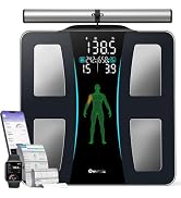 Ovutek 8-Electrode Smart Scale for Body Weight, BMI, Body Fat, Muscle Mass | Highly Accurate Digi...