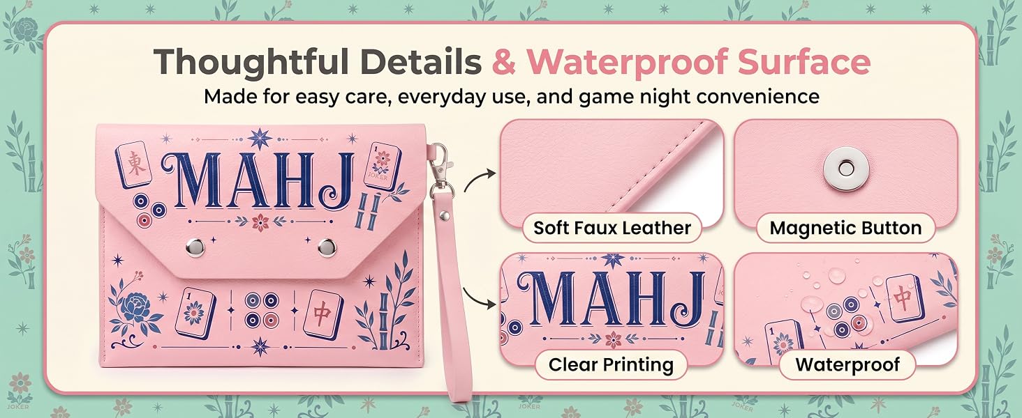 mahjong tile bag