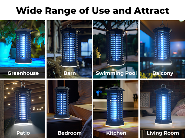 Bug Zapper Outdoor Indoor Waterproof