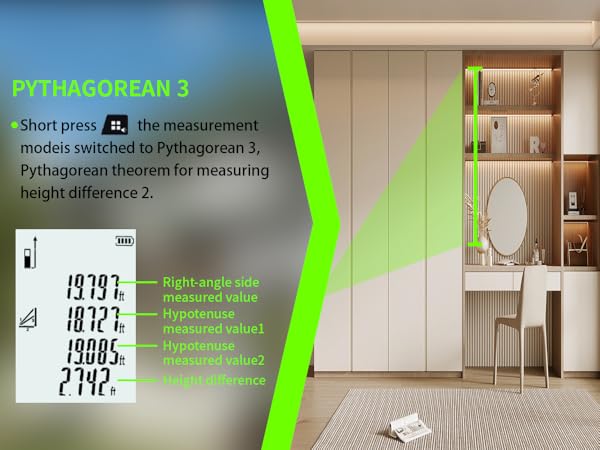 pvthagorean 3 measurement