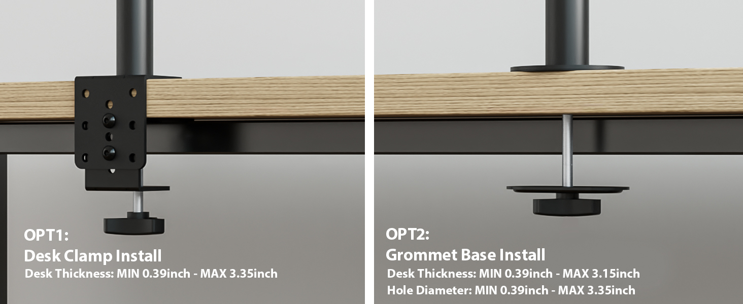 Dual Monitor Desk Mount