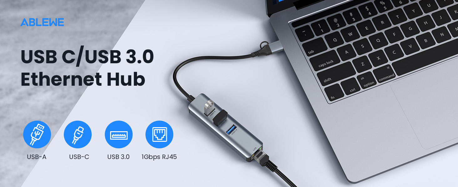 USB 3.0 Ethernet Hub