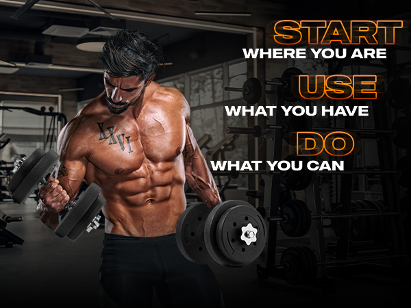 thread dumbbell handle weight bar