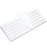 ProElife Ultra Thin Silicone Keyboard Protector Cover Skin for Apple iMac Magic Keyboard &amp; Magic ...