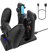 JDGPOKOO Controller Charger for Nintendo Switch 2 Pro/Joycon, Switch 2 Pro Charging Dock for Joy-...