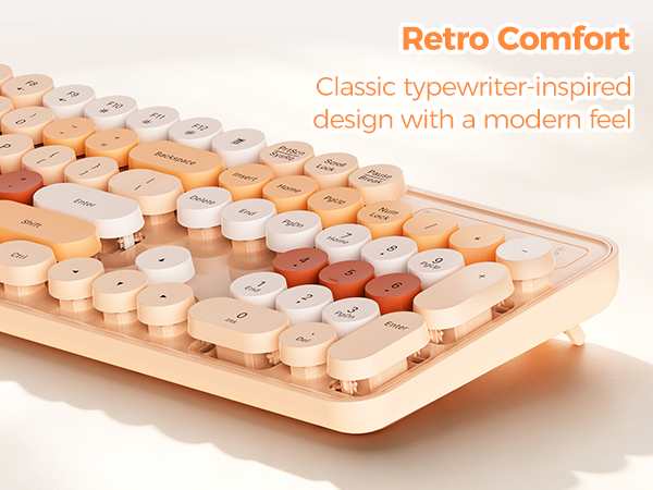 typewriter keyboard wireless