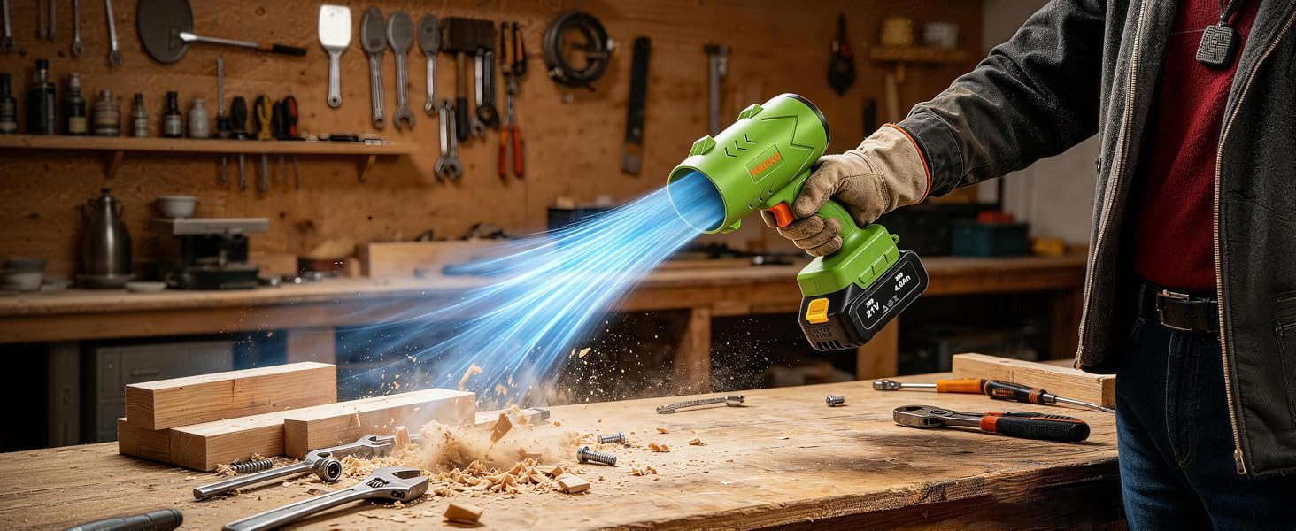 Sawdust Blowing