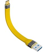 Duttek Short USB C to USB 3.0 Cable 5inch/15cm, 10Gbps USB-C Male to USB 3.0 Male High Speed Data...