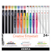 Zebra Pen, Creative Essentials, Includes Zensations mechanical pencils, ClickArt and Sarasa Clip