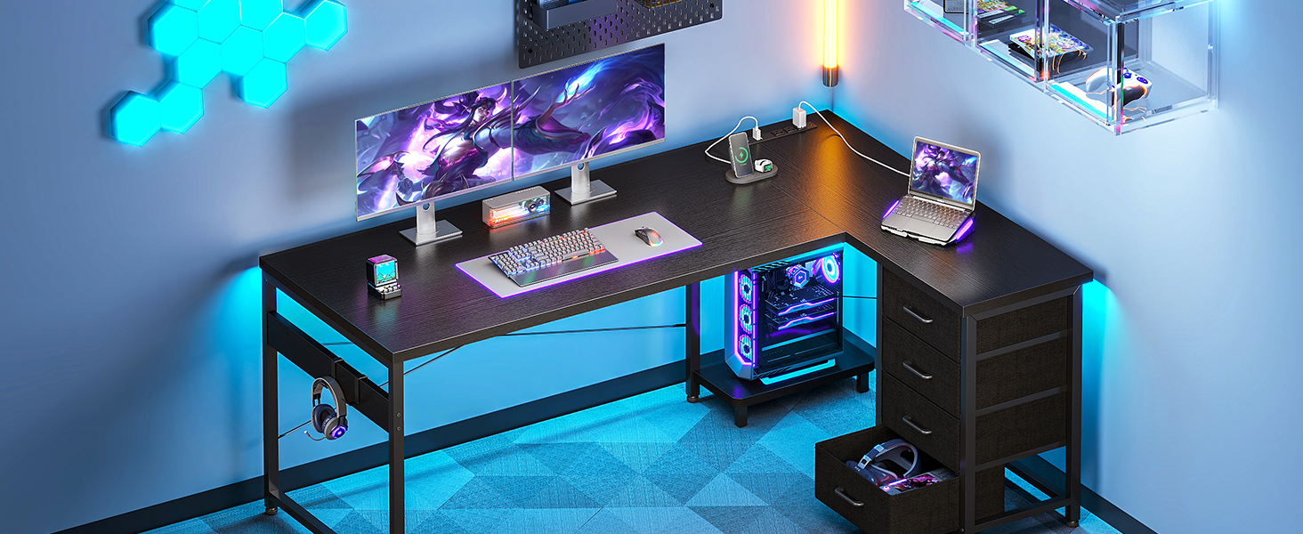 l shaped desk